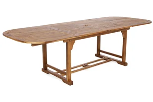 Meble ogrodowe drewniane Akacja Oval 165+60+60 cm 10+1 - Meble ogrodowe - miniaturka - grafika 6