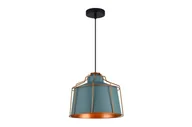 Lampy sufitowe - Lampa wisząca GOA E27 - czarny/niebieski - miniaturka - grafika 1