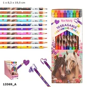 Szkolne artykuły papiernicze - Kredki ścieralne Miss Melody 10 kolorów 13369a - miniaturka - grafika 1