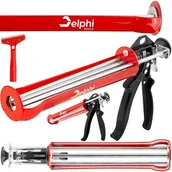 Pistolety do silikonu - Pistolet Wyciskacz Do Silikonu Kleju Mas Gęstych Fug Akrylu Mocny Potrójny - miniaturka - grafika 1