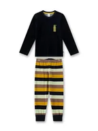 Piżamy chłopięce - Sanetta Piżama w kolorze czarno-brązowo-żółtym - miniaturka - grafika 1