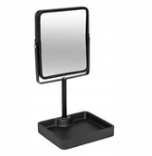 Lusterka do makijażu - Lusterko kosmetyczne obrotowe PIER z miejscem na biżuterię, 15,2 x 30 cm - miniaturka - grafika 1