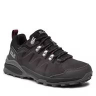 Buty trekkingowe damskie - Trekkingi JACK WOLFSKIN - Refudio Texapore Low W 4050821 Dark Steel/Purple - miniaturka - grafika 1