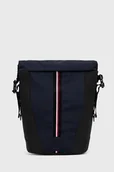 Plecaki - Tommy Hilfiger plecak męski kolor granatowy duży z aplikacją - miniaturka - grafika 1