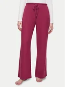 Piżamy damskie - Triumph Spodnie piżamowe Mix&Match 10225049 Bordowy Regular Fit - miniaturka - grafika 1