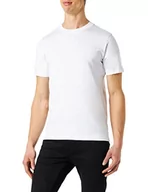 Koszulki męskie - Replay Męski T-shirt z krótkim rękawem Second Life z bawełny organicznej, 801 Chalk, L - miniaturka - grafika 1