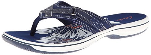 Clarks Breeze Sea japonki damskie, granatowy, 39 EU