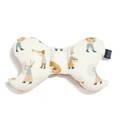 Kołdry i poduszki dla dzieci - La Millou Poduszka do wózka Angel's Wings Heartbeat Pink Music - miniaturka - grafika 1