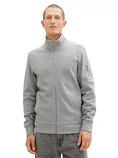 TOM TAILOR Bluza męska, 12035 – szary Heather Melange, 3XL - Bluzy męskie - miniaturka - grafika 1