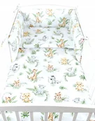 Pościel dla dzieci - BabyLux Pościel Do Łóżeczka 140x70 Dziecięca Niemowlęca 135X100 cm 4EL N124 - miniaturka - grafika 1