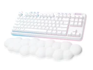 Klawiatury - Logitech G G715 klawiatura RF Wireless + Bluetooth QWERTY Duński, Fiński, Norweski, Szwecki Biały - miniaturka - grafika 1