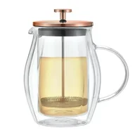 Zaparzacze i kawiarki - ZAPARZACZ TŁOKOWY DO KAWY/HERBATY TERMICZNY 600ml KLAUSBERG KB-7722 - miniaturka - grafika 1