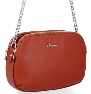 Torebka damska listonoszka David Jones Ceglasta - Torebki damskie - miniaturka - grafika 1