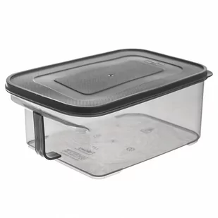 Pojemnik kuchenny z uchwytem pokrywką na produkty sypkie płatki makaron mąkę cukier 2,6 l matrix kod: O-127172 - Pojemniki kuchenne - miniaturka - grafika 1