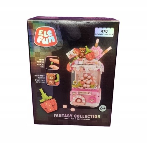 Elefun Fantasy Collection Cukierkomat różowy Klocki 470el.