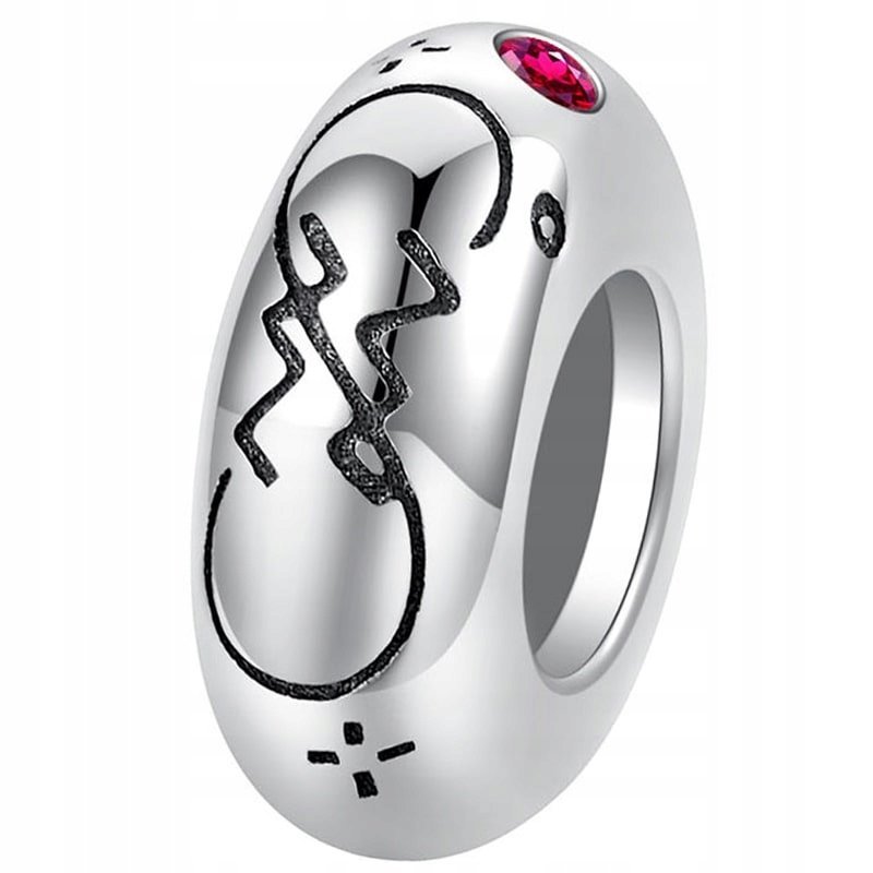 Charms Zawieszka Charms Stoper Zodiak Wodnik Srebro 925 Charmsy Trusky
