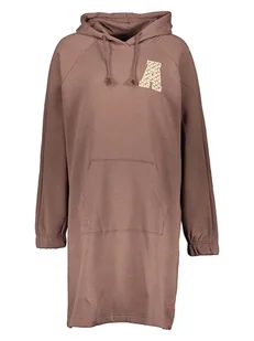 adidas Sukienka dresowa w kolorze brązowym - Sukienki - miniaturka - grafika 1