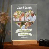 Ramki na zdjęcia - Lampka ramka XL z wydrukiem na szkle akrylowym i podświetleniem LED - miniaturka - grafika 1