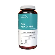 Witaminy i minerały - Vitaler's, ZMA Mg 240 mg + Zn 15 mg + B6 10 mg, 120 kaps. - miniaturka - grafika 1