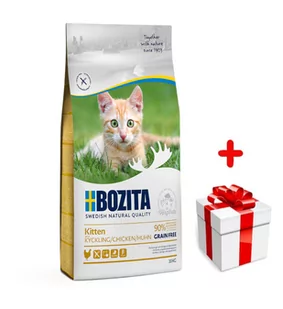 BOZITA Kitten z kurczakiem 10kg + niespodzianka dla kota - Sucha karma dla kotów - miniaturka - grafika 1