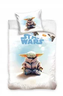Pościel dla dzieci - pościel 160x200 bawełniana licencyjna STAR WARS Yoda - miniaturka - grafika 1