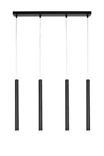 Kaspa Lampa wisząca Roll 2 czarna 10715402 - Lampy sufitowe - miniaturka - grafika 1