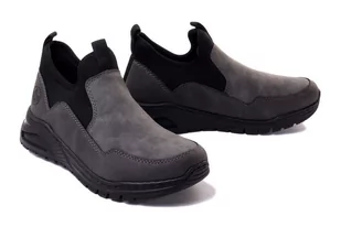 RIEKER Sneaker M4964-45 grey, półbuty damskie - Rieker - Półbuty damskie - miniaturka - grafika 1