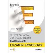 Podręczniki dla liceum - Difin Egzamin zawodowy Testy i zadania z rozwiązaniami. Kwalifikacja Z.13 - JOANNA STĘPIEŃ - miniaturka - grafika 1