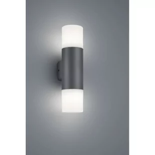 Trio Hoosic Antracyt IP44 2xE27 Kinkiet zewnętrzny 224060242 - Lampy ogrodowe - miniaturka - grafika 1