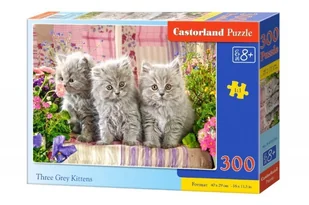 Castorland Puzzle Three Grey Kittens 300 - Puzzle - miniaturka - grafika 2