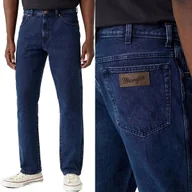 Spodnie męskie - Wrangler TEXAS Coalblue Stone KLASYCZNE GRANATOWY DżINS BEZ STRECZU W38 L34 - miniaturka - grafika 1