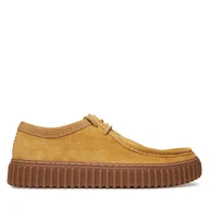 Półbuty męskie - Półbuty Clarks Torhill Low 26180911 Żółty - miniaturka - grafika 1
