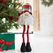 Ozdoby bożonarodzeniowe - Skrzat ELIAS krasnal z teleskopowymi nogami 120 cm - miniaturka - grafika 1