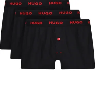 Hugo Bodywear Bokserki 3-pack WOVEN BOXER TRIPLET - Majtki męskie - miniaturka - grafika 1