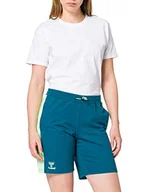 Spodenki damskie - Hummel Hummel Szorty damskie 211006 Blue Coral/Green Ash m 211006 - miniaturka - grafika 1