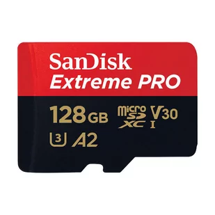 Karta pamięci SANDISK EXTREME PRO microSDXC 128GB 200/90 MB/s UHS-I U3 (SDSQXCD-128G-GN6MA) - Karty pamięci - miniaturka - grafika 1