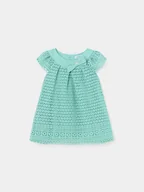 Sukienki i spódniczki dla dziewczynek - Mayoral Sukienka letnia 1908 Zielony Regular Fit - miniaturka - grafika 1