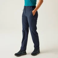 Spodnie sportowe damskie - Regatta Damskie spodnie z odpinanymi nogawkami Travel Light II Zip Off Packaway przeciw insektom Niebieski, Rozmiar: 44 - miniaturka - grafika 1