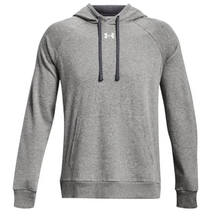 Męska bluza Under Armour Rival Fleece Hoodie Rozmiar: L / Kolor: jasnoszary - Bluzy sportowe męskie - miniaturka - grafika 1