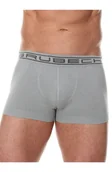 Majtki męskie - Bokserki męskie bawełniane Brubeck Comfort Cotton BX10050A stalowy - L - miniaturka - grafika 1