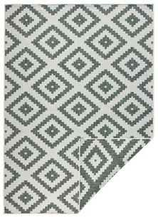bougari Dywanik do łazienki Malta Zielony kremowy w-& Outdoor 103131-120x170 - Dywany - miniaturka - grafika 1