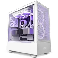 Obudowy komputerowe - Nzxt H5 Flow Midi Tower Z Oknem Biała (Z32908) - miniaturka - grafika 1