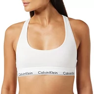 Biustonosze - Calvin Klein Biustonosz damski Bralette bez fiszbin ze stretchem, biały, XL - miniaturka - grafika 1