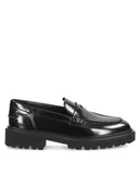 Półbuty damskie - Gant Loafersy 31531117 Czarny - miniaturka - grafika 1