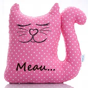 Kołdry i poduszki dla dzieci - Kot Poduszka Na Prezent Podróżna Z Imieniem - miniaturka - grafika 1