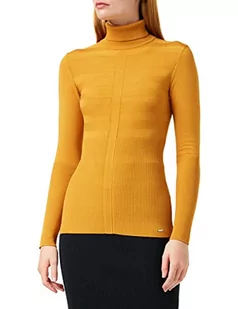 Morgan sweter z cienkim golfem mentos sweter damski, Płowa, XL - Swetry damskie - miniaturka - grafika 1