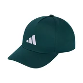 Czapki damskie - Czapka z daszkiem adidas Baseball zielona JX1259 Młodzieżowa - miniaturka - grafika 1
