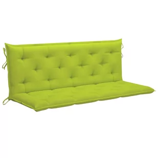 vidaXL Poduszka na huśtawkę, jasnozielona, 150 cm, tkanina - Poduszki ogrodowe - miniaturka - grafika 1