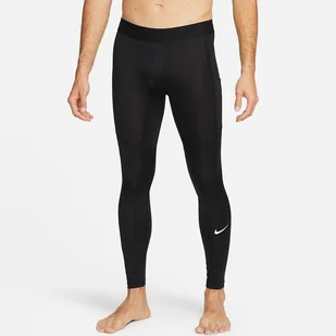 Spodnie Nike Pro Tight FB7952-010 czarny L - Legginsy - miniaturka - grafika 1