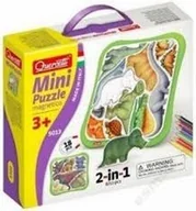 Układanki dla dzieci - QUERCETTI 5013 PUZZLE MAG.MINI DINOZAURY - miniaturka - grafika 1
